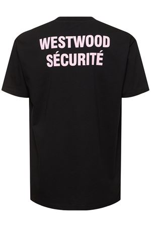 Black cotton Sécurité T-shirt VIVIENNE WESTWOOD | 3G010022J001MN401